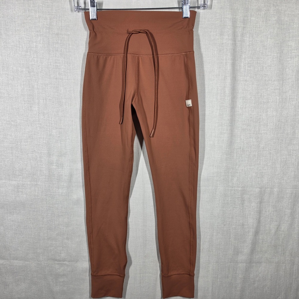 Vuori Daily Leggings Womens Extra Small Terracotta Clay High Rise Drawstring